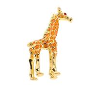 TOYANDONA Miniature Metal Giraffe Figurines with Rhinestone Accents Tiny Animal Sculptures for Home Decor Office Desk Shelf Display Artistic Collectible Keepsake for Giraffe Lovers