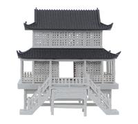 TOYANDONA Miniature Pagoda Figurine for Office Desk Decor and Indoor Use, Plastic Material, Lasting Centerpiece that Does Not Deform, Traditional Japanese Desk Decor with Wishes of Serenity