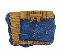 TOYANDONA Miniature Pier Resin Model for Sand Tray Therapy and Diorama Scenery, Sturdy Desktop Dock Ornament Enhancing Realism, Fairy Garden Or Office Accessory