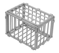 TOYANDONA Miniature Plastic Cage Model with Vivid Detail and Natural Texture Small Decorative Ornament for DIY Dollhouse Living Bedroom Action Figure Display Mini Animal Enclosure