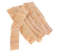 TOYANDONA Miniature Straw Roof Thatch 6 Pcs Simulated Thatch Roofing Panels for Fairy Garden Dollhouse Thatching Tiny Grass Roof and Diy Landscape Decoration Projects