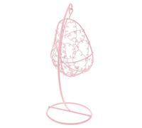TOYANDONA Miniature Swing Statue Sturdy Iron Hammock Chair for Dollhouses Interactive Decor for Indoor Outdoor Charming Garden Hammock for Couples Mini Swing Accessory