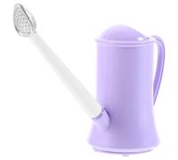 TOYANDONA Miniature Watering Kettle for Doll House Decoration Small Purple Plant Watering Pot Ornament Simulation Garden Accessory for Indoor Tiny Plants and Pretend Play