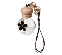 TOYANDONA Ml Car Perfume Bottle Pendant Air Freshener with Wood and Glass Material Creative Hanging Car Interior Decoration Accessory to Delight Mood Tension