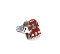 TOYANDONA Mn250k Dual Potentiometer for Guitar Long Knurled Split Shaft Audio Taper Pot for Volume and Tone Control 2-pack