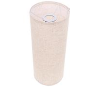 TOYANDONA Modern Tall Cylinder Drum Lampshade Cover Replacement Tall Cylinder Sturdy Even Light Distribution Khaki Color Minimalist Floor Lamp Cover for Home Decor and Office