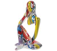 TOYANDONA Modern Thinker Statue Desktop Sculpture for Coffee Table and Home Entryway Decor