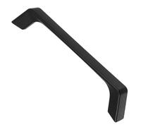 TOYANDONA Modern Zinc Alloy Cabinet Pull Handle, 128mm Hole Distance Black | Comfortable Grip Surface, Polished Finish, Installation Screws Included, for Wardrobes and Furniture Drawers