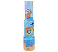 TOYANDONA Monocular Telescope Toy Hand Telescope Kids Single Science Experiment for Birthday Easter Party s Favors (- blue)