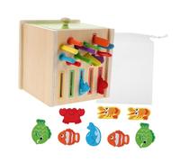 TOYANDONA Montessori Color and Shape Sorting Box Wooden Educational for Ages Cognitive Development Puzzle Game for Hand Eye Coordination Visual Recognition and Motor Skill Building