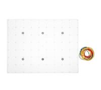 TOYANDONA Montessori Geoboard: Magnetic Math Manipulative Pegboard Geometry Learning Toy Classroom Graphical Math Supplies Educational Teaching Material