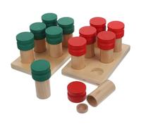 TOYANDONA Montessori Smell Sensory Bottle for Wooden Educational Box Preschool Learning Aid Safe Smooth Edges Creative Development