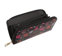 TOYANDONA Multi Functional Long Pu Wallet for Women with Heart Pattern, Large Capacity to Hold Coins and Notes, Stylish and Versatile Card Holder Purse for Everyday Use