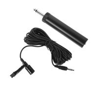 TOYANDONA Multi-purpose Wired Lavalier Microphone with 5m Wire for Erhu and Saxophone, Shockproof Metal Condenser Mic, Professional Mini Wire Mic for Stage Performance