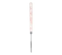 TOYANDONA Multifunctional Makeup Spatula Tool for Home Use, Acrylic and Stainless Steel Mixing Spatula, Resistant to Damage Mini Cosmetic Makeup Stirring Rod for Beginners and Professionals