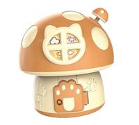 TOYANDONA Mushroom Shaped Piggy Bank for Coin Container Decorative Money Pot for Birthday Saving Habit Development Ornament