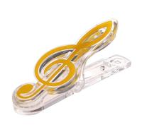 TOYANDONA Music Book Clip Piano Score Clips 10Pcs for Music Stand and Document Holding Random Patterns