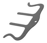 TOYANDONA Music Book Page Holder Metal M-Shaped Clip Creative Note Design for Piano Score Sheet Holder Black