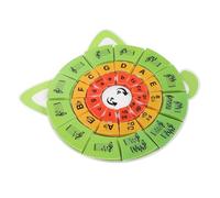 TOYANDONA Music Flashcards Circle of Fifths Wheel Piano Notes Educational Music Teaching Tools for Beginners Interactive Rhythm Training Portable Learning Aid