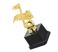 TOYANDONA Music Note Trophy Plastic Music Award for Competitions Party Prize Decoration gift for for for for for for for Students