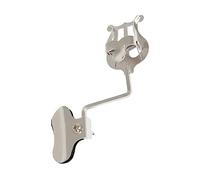 TOYANDONA Music Score Rack Strong Clamping Force Portable Silver for Orchestral Instruments Universal Sheet Music Holder and Sturdy Iron Material, Marching Bands