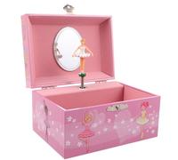 TOYANDONA Musical Jewellery Box for Women Ballerina Ballet Keepsake with Spinning Dancer Ornament Compact Earring and Necklace Storage Timeless Princess Theme for Teenagers and Ladies