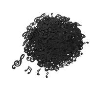 TOYANDONA Musical Note Confetti Table Decoration for Music Party Wedding Birthday Shower Festival Black Assorted Style Reusable Scatter for Romantic Atmosphere
