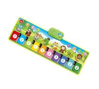 TOYANDONA Musical Piano Play Mat with Number Keyboard and Pedal for Crawling Educational Blanket for Early Learning and Coordination Development Soft Floor Rug for Fun and Physical Exercise