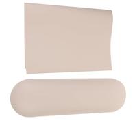 TOYANDONA Nail Art Hand Cushion and Arm Rest Set, 2pcs Manicure Hand Pillow and Table Mat, Milk Coffee Color, Wrist Rest for Salon and Home Use