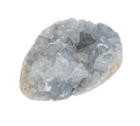 TOYANDONA Natural Celestite Tranquility Raw Rock Cluster Crystal Stone with Irregular Shape and Unique Natural Formation Display for Desk Ornament and Yoga Rooms
