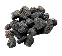 TOYANDONA Natural Volcanic Rock Aquarium Decor for Fish Tank and Planters, Black Irregular Shape with No Rough Edges, Stylish and Unique Design for Garden Landscaping or Office Decoration, 1