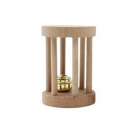 TOYANDONA Natural Wood Chew for Hamsters and Small Animals with Teeth Care Function and Molar Exercise, Small Beige Wooden Pet Suitable for Rats and Hamsters