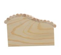 TOYANDONA Natural Wood Hamster Hut with Door and Round Safe Unpainted Small Animal Hideout for Mice Hedgehogs Promotes Nesting and Chewing Instincts Moveable Play House for Dwarf Hamsters