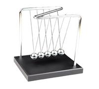 TOYANDONA Newton S Cradle Pendulum Ball Solid Wood Physics Swinging Kinetic Motion Balance Demonstrator for Stress Relief Educational Science Gadget for Office School Desk Interaction
