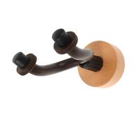 TOYANDONA No-Drill Wooden Guitar Hook Wall Mount Space-Saving Musical Instrument Hanger Minimalist Chic Design Easy Install Guitar Wall Holder and More