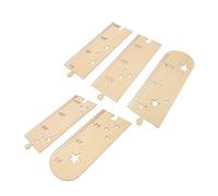 TOYANDONA Nordic Style Splicing Height Chart for Boy Girl Wooden Growth Chart Decorative Height Ruler for Boys and Girls