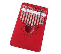 TOYANDONA Note Thumb Piano Kalimba for Beginners Portable Acacia Mangium Musical Instrument Lightweight Design Easy to Play for Music Lovers Travel Red
