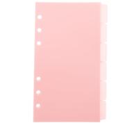 TOYANDONA Notebook Index Dividers 6 Sheets Binder Separators Pp Material to Boost Productivity in Personal Settings