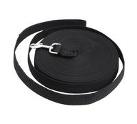 TOYANDONA Nylon Training Leash for Dogs Cats Durable Black Obedience Lead with Ring and Clasp for Pet Walking and Training