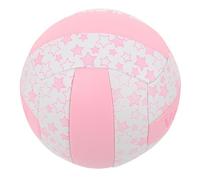 TOYANDONA Official Soft Volleyball for Indoor Outdoor Training Thick Material Accurate Control Pink Star Design Suitable for Student Practice and Matches