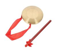 TOYANDONA Opera Gong Mallets Hand Gong Boys and Girls Percussion Instrument Non-edge Cymbal for Parties