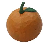 TOYANDONA Orange Figure Carving Craft Decorative Orange Ornaments for Home Office Party Photo Props Small Portable Tabletop Decor