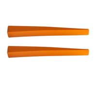 TOYANDONA Orange Piano Tuning Kit with Rubber and Stainless Steel Forks for High Accuracy Musical Instrument Tuning, Suitable for Grand Piano Maintenance and Professional Use
