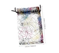 TOYANDONA Organza Drawstring Bags Spider Web Halloween Themed 100pcs Easy to Handle Easy to Handle Gauze Pouches for Storage and Festive Wrapping Gauze Pouches for Storage and Festive
