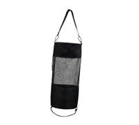 TOYANDONA Outdoor Camping Mesh Waste Pouch Black Portable Windproof Boat Trash Bag for Kayak Sundries Storage Rubbish Bin for Outdoor Use