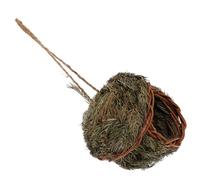 TOYANDONA Outdoor Hanging Woven Birdhouse Natural Grass Bird Nest for Birds Like Lovebirds Sparrows Garden Decor Easy to Install Random Color Design