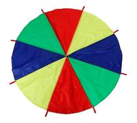 TOYANDONA Outdoor Rainbow Parachute Sensory Training Activity for Kindergarten Playground Sturdy Design for Cooperative Games Enhances Motor Skills Body Coordination