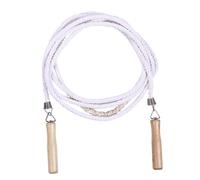 TOYANDONA Outdoor Wooden Handle Skipping Rope Cotton and Linen Jumping Rope for Group Fitness Exercises Tangle Design Soft and Durable for Outdoor Workouts and Family Fun