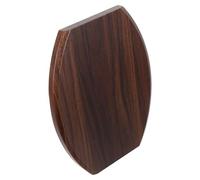 TOYANDONA Oval Wooden Medal Display Base for Plaques, Matte Waxed Finish