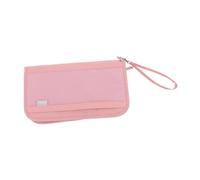 TOYANDONA Oxford Cloth Passport Wallet with RFID Blocking Compact Travel Document Organizer for Women and Men Vertical Holder for Passports Boarding Cards Bank Cards and Ids